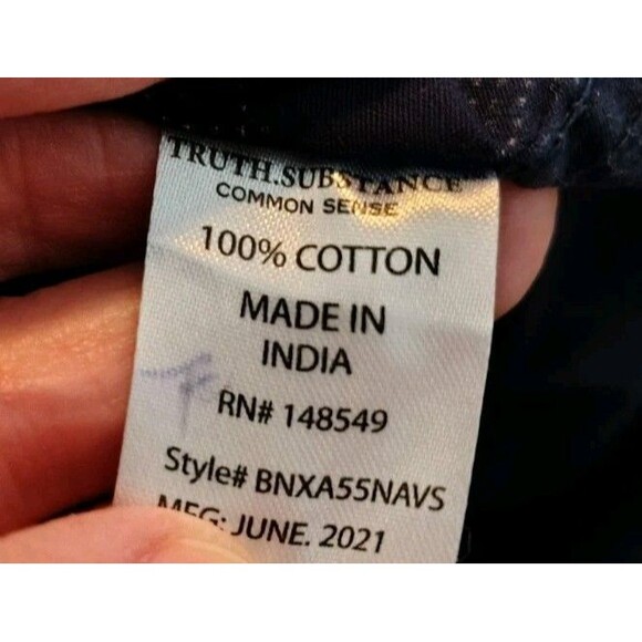 Truth Substance Common Sense Shirt Size 4X Shirt Button Diamond Pattern Cotton - Picture 12 of 13